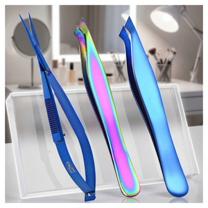 Juego de Pinzas Puntiagudas e Inclinadas al por Mayor, Pinzas para Cejas con Punta Fina, Herramienta de Depilación y Cuidado Cosmético de Precisión - Product Image 1