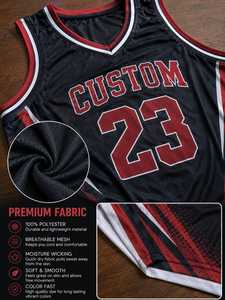<b>Elite</b> Basketball Jersey & Shorts OEM Custom Team Wear 100% Polyester Breathable Quick-Dry Regular Fit - Product Image 2