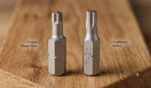 Punta de Destornillador Torx Ralter T25 de 25 mm, 1/4 de Pulgada, Hexagonal, Grado Industrial, Acabado Mate, Magic Ribs, con Bolsa de PP - Product Image 2