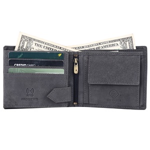 Premium Quality Genuine Leather Men's Purse <b>Wallet</b> with <b>RFID</b> <b>Blocking</b> Slim Design for Daily Business Use For Sale - Product Image 4