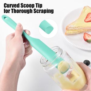 600 F Heat Resistant <b>Silicone</b> Spatula Flexible Skinny C Jam Nut Butter Sourdough Scraper <b>Baking</b> & Pastry Tool - Product Image 3