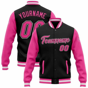 Veste universitaire pour homme de haute qualité, corps en laine Melton, manches en cuir de vachette, veste Letterman, veste bomber de marque de luxe, personnalisable - Product Image 4