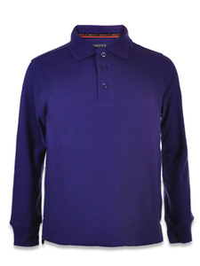 Polo à manches longues personnalisé pour garçons et filles, vente en gros - Product Image 2