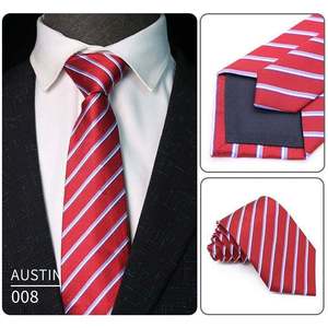 Corbata Casual de Diseño para Hombre, Ecológica, Transpirable, de Secado Rápido, Duradera, Personalizable, Formal, para Boda, 100% Poliéster - Product Image 4