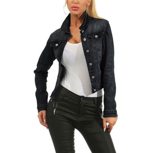 Denim <b>Jackets</b> <b>Men</b> Cowboy Slim Fit <b>Bomber</b> <b>Jacket</b> <b>Men's</b> Ripped Jean <b>Jacket</b> Hip - Product Image 2