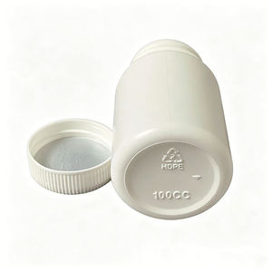 Flacon en plastique HDPE blanc de 100 CC pour médicaments, col 35-400, emballage plastique, bouteilles en plastique - Product Image 2