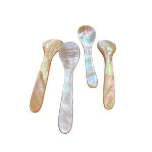 Cuillère en nacre vietnamienne de qualité supérieure, cuillère en coquillage fabriquée à partir de coquillages naturels pour le thé, le café, les desserts, les cadeaux et la décoration intérieure - Product Image 2