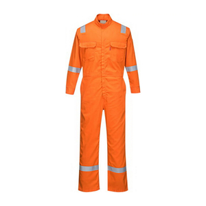 Overol de algodón transpirable, traje de trabajo industrial, overol de algodón con cremallera frontal, uniforme de trabajo, overol de algodón de corte regular - Product Image 5