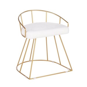 Modern and Simple Genuine Iron Metal Rectangle Shape Living and Dining Room Furniture with Metal Ottoman <b>Stool</b> - Product Image 2