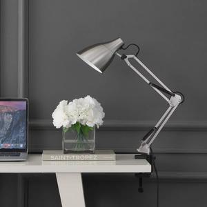 Lámpara de Mesa Moderna Minimalista de Latón con Pantalla Metálica, Iluminación Elegante para Oficina y Hogar - Product Image 1