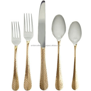 Couverts en laiton coulé et acier inoxydable de haute qualité nickelés pour la mise en place par Ambience Lifestyle - Product Image 3