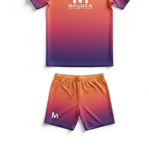 Ensemble de maillots de football sublimés haut de gamme en polyester respirant, personnalisables pour clubs et équipes – Vêtements de football en gros - Product Image 2
