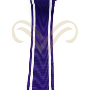 Rubans de médailles personnalisés en soie et viscose OEM, motif uni, effet filigrane moiré pour les décorations de cérémonies décontractées et classiques - Product Image 5