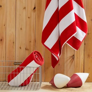 ผ้าขนหนูชายหาดพิมพ์ลายดิจิตอลผ้าฝ้าย 100% แบบกำหนดเอง เป็นมิตรกับสิ่งแวดล้อม ขนาดใหญ่ น้ำหนักเบา สำหรับโยคะ ท่องเที่ยว ว่ายน้ำ - Product Image 5