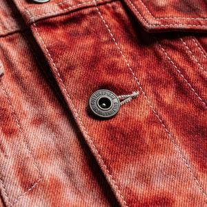 Chaqueta de Mezclilla con Lavado Ácido para Hombre |   Ropa de Calle de Invierno con Detalles de Botones, Resistente al Viento e Impermeable |   Fabricante de Mezclilla de Marca Privada OEM Personalizada - Product Image 4