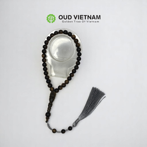 ชุดลูกประคำไม้กฤษณาใต้น้ำเวียดนามทำมือ ขนาด 8 มม. 33 เม็ด รุ่น UOMI833 - Product Image 5