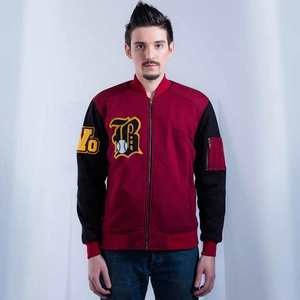 Custom Varsity <b>Jacket</b> <b>Men</b> Embroidery Logo Chenille Patch Letterman <b>Baseball</b> Bomber <b>Jackets</b> Wholesale Streetwear Manufacturer - Product Image 4