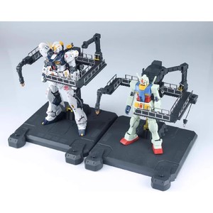 Base de présentation pour hangar d'entretien de mecha à l'échelle 1/144, plateforme universelle de réparation de robots, support de diorama compatible avec les kits de modèles RG HG - Product Image 6