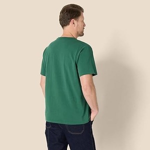 Camiseta de Manga Corta Casual con Cuello Redondo para Hombre, 100% Algodón, Ultraligera, Transpirable, de Secado Rápido, Entrega Rápida - Product Image 4