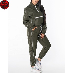 Women Windbreaker Nylon Tracksuit <b>Set</b> 2 <b>Piece</b> <b>Set</b> Lightweight <b>Mesh</b> Lining Waterproof Breathable Windbreaker Tracksuits <b>Set</b> - Product Image 4