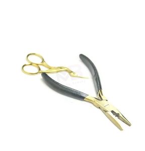 Kit de Alicates para Extensiones de Cabello Metálicos, Tipo C, con Dientes Profundos, Forma Plana, Uso Comercial Esencial - Product Image 2