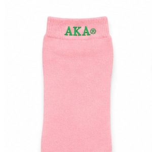 Calcetines tobilleros AKA, paquete de 3, color rosa, invisibles, suaves, elásticos, de corte bajo, cómodos para el día a día, para mujer, Alpha Kappa Alpha, calzado informal - Product Image 3