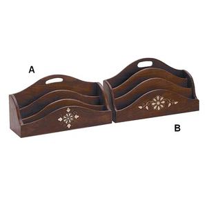 Top produit haute qualité Table organisateur belle conception bureau à domicile en bois bambou Table bureau stockage maison décorative cadeau article - Product Image 5