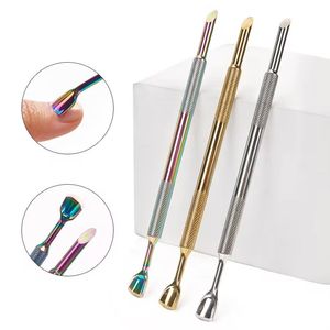 Herramienta de Doble Punta para Cutículas de Uñas, Metálica, 13.1cm, Reutilizable, Instrumento de Manicura de Calidad Premium, Set Profesional para el Cuidado de las Uñas - Product Image 1