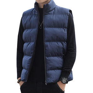 Wholesale <b>Cheap</b> Price <b>Puffer</b> Vest Winter Sleeveless <b>Jacket</b> Quilted Warm Outdoor Casual OEM Custom Men Sleeveless <b>Puffer</b> <b>Jacket</b> - Product Image 2