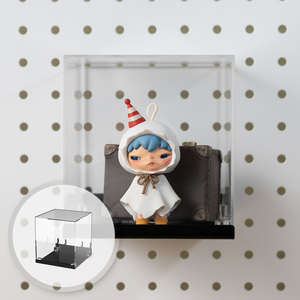Exhibidores Modernos con Base Metálica y Panel Acrílico para Figuras de Juguete - Product Image 1