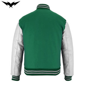 Veste d'hiver coupe-vent de haute qualité personnalisée, veste de baseball avec patch brodé, veste varsity pour hommes, logo personnalisé - Product Image 6