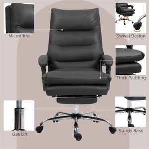Sedia da Ufficio Moderna e Confortevole in Rete di Nylon, Sedia da Scrivania per Casa o Ufficio con Funzione Massaggio - Product Image 4