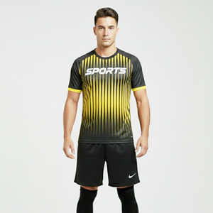 Camisetas de Fútbol Sublimadas de Primera Calidad, Impresas por Transferencia de Calor, Transpirables, de Secado Rápido, con Servicios OEM para Adultos Unisex - Product Image 1