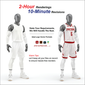 Conjunto de Uniforme de Baloncesto Personalizado para Hombres Adultos, Transpirable, 100% Poliéster, Sin Mangas, Jersey Estampado con Nombre, Número y Logotipo del Equipo, Blanco - Product Image 4