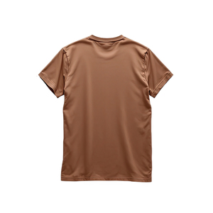 Camiseta de Manga Corta para Hombre, Color Marrón, con Estampado de Letras, Cuello Redondo, Corte Regular, Estilo Casual, Tejido Transpirable - Product Image 2