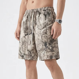 <b>Men's</b> Summer <b>Camo</b> Print Patchwork <b>Short</b> Sleeve T-Shirt Loose Sports <b>Shorts</b> Set Breathable Cotton Quick Dry Casual Streetwear - Product Image 4