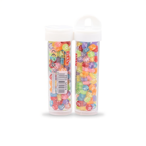 Perline in Barattolo 6x6mm 15g Multicolore per Lavori Manuali - Product Image 1