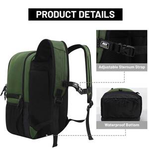 Sacs et étuis d'affaires personnalisés en gros grande capacité Sac à dos homme Sac à dos de voyage pour ordinateur portable avec USB - Product Image 3