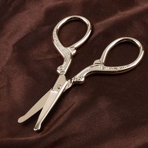 Ciseaux de tailleur vintage en acier inoxydable de haute qualité, petits, pour bricolage, broderie, couture, coupe de tissu, ciseaux à sourcils - Product Image 1