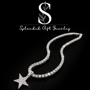 Pendentif Hip Hop Moissanite Iced Out avec nom personnalisé, collier en argent sterling 925 aspect diamant - Product Image 1