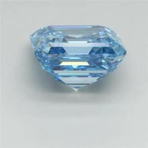 Diamante Azul de Laboratorio de 1 Quilate, Corte Asscher, Claridad VS1, Certificado IGI, Piedra Suelta para Creación de Joyería Fina de Lujo Personalizada - Product Image 2