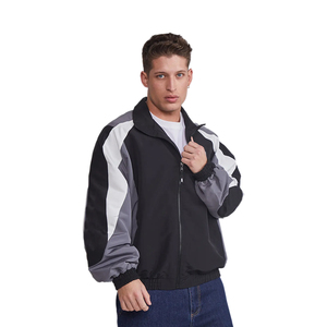 Custom <b>Track</b> <b>Jacket</b> <b>Mens</b> Windbreaker Sports <b>Jacket</b> Full Zip Athletic <b>Jacket</b> OEM Apparel Manufacturer Wholesale Supplier Teamwear - Product Image 5