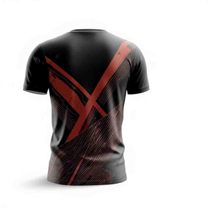 เสื้อยืดพรีเมียมสำหรับผู้ชาย พิมพ์ลายดิจิตอล แขนสั้น คอกลม ผ้าระบายอากาศได้ดี เหมาะสำหรับการฝึกซ้อมทีมกีฬา - Product Image 2