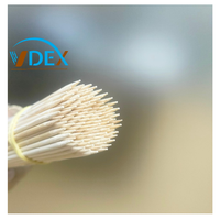 Ensemble de brochettes en bambou vietnamien 100% naturel, non toxique, écologique, durable, résistant à la chaleur, sans revêtements chimiques pour barbecue