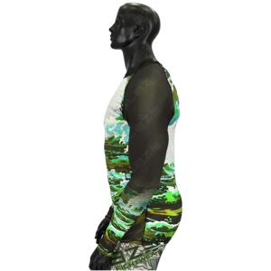 Diseño de logotipo personalizado Totalmente sublimación MMA BJJ Rash Guard Set Camiseta formal de secado rápido ecológica para hombres - Product Image 5