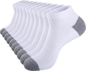 Chaussettes de sport respirantes en tricot pour femmes, mélange de coton, couleur unie, séchage rapide, pour la course à pied, le basketball, le cyclisme - Product Image 1