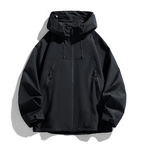 Chaqueta Cortavientos de Media Cremallera para Hombre Outfitize, Estilo Anorak con Bolsillo Frontal, Cortavientos para Entrenamiento Deportivo - Product Image 4