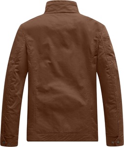 Veste utilitaire personnalisée pour homme, vêtements de travail décontractés pour l'extérieur, respirante, légère, multi-poches, fermeture éclair intégrale - Product Image 3