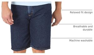 Men's Light Wash Acid Wash Denim <b>Shorts</b> <b>Wide</b> <b>Leg</b> High Waist Cotton Casual Summer with Pockets Breathable Woven Fabric - Product Image 4