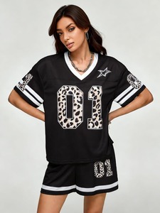 Custom Logo Printed <b>Tracksuit</b> Quick Dry Mesh Sportswear Factory Direct - Product Image 5